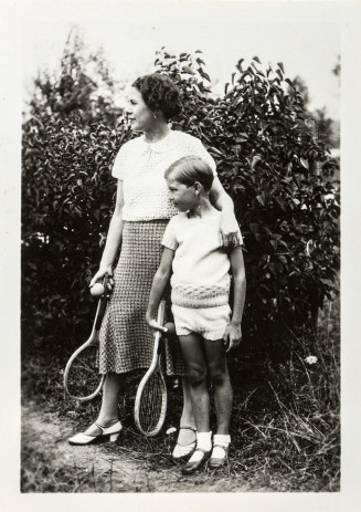 Adèle Vorontzoff et son fils Alexis 