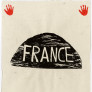 Barthélémy Togo, Wood engraving; print corresponding to the wooden stamp bearing the same title "France"