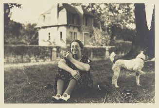 Portrait en extérieur de Marie Nicolaïevna Stenbock-Fermor, épouse Kousnetzoff 