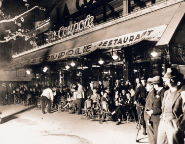 La Coupole terrace in 1928 