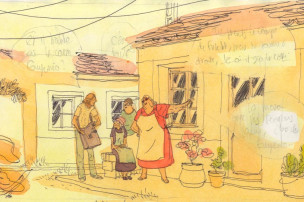 Cyril Pedrosa, Portugal, extrait de la planche 207-b © Musée national de l'histoire et des cultures de l'immigration, Dupuis