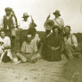 1936. Italian farmers in the Gers