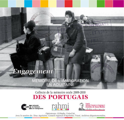 Couverture du CD sur les migrants portugais
